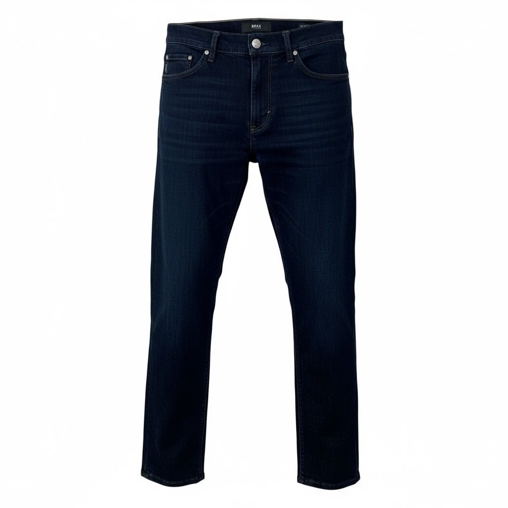 BRAX Cooper Denim Men Regular Fit Dark Wash Jeans Size‎ 34"X28" NOTES - AC